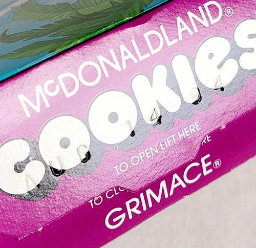 McDonald's McDonaldland Unopened Box of Cookies - Grimace - Picture 11 of 21