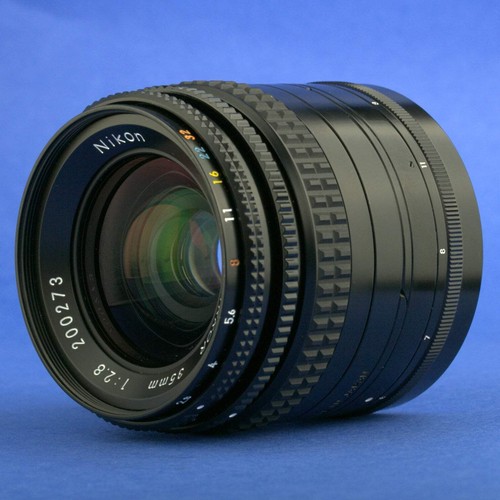 Nikon PC-Nikkor 35mm 2.8 Perspective Control Lens Non-AI Black Knob Mint - Picture 6 of 8