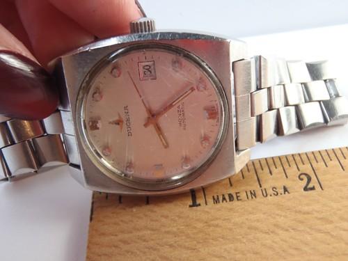 Vintage Dugena Monza Automatic Date 10ATM Herren Schweizer Uhr läuft - Bild 13 von 22