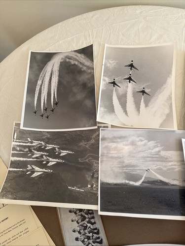 Vintage 1950s 60s US AIR FORCE THUNDERBIRDS News Release Photos US Government - 第 2/9 張圖片