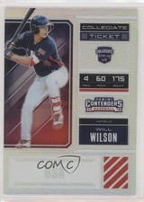 2018 Panini Elite Extra Edition USA Collegiate Ticket Holo Prizm Will Wilson k6j