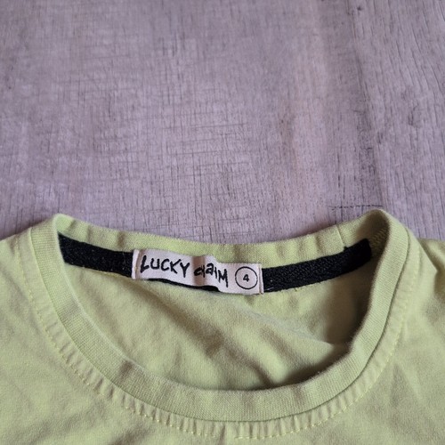 BKYS LUCKY CHARM BOO BOO BUNNY COTTON BLEND T SHIRT SIZE 4 Boys - Picture 6 of 6