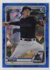 2020 Bowman Chrome Draft Sapphire Edition Kyle Nicolas #BD-64 10cj