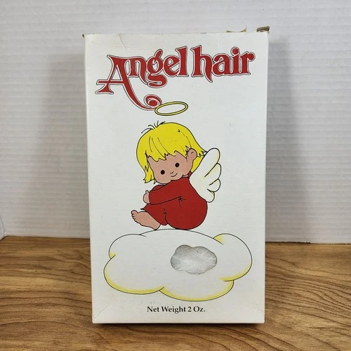 Vintage Angel Hair Spun Glass Union Wadding Co. Made in USA 2 oz. Box