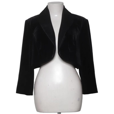 Alex Evenings, Bolero, Größe: XL, Schwarz, Elasthan/Polyester, Einfarbig #s9v