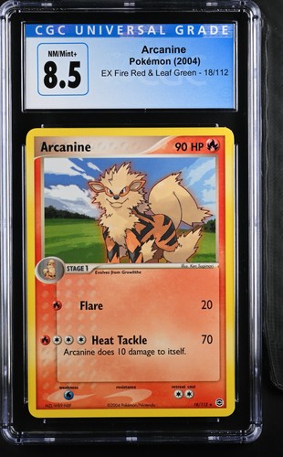 Arcanine graded CGC 8.5 for sale on eBay