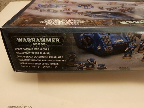 Warhammer 40,000 40K Space Marine Megaforce EMPTY BOX ONLY + Some Model Sheets - Picture 15 of 17