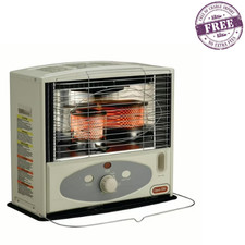 Dyna-Glo RMC-55R7 Indoor Kerosene Radiant Heater, 10000 BTU - Off White