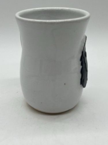 Black Poodle Doodle Pottery Mug Artist Signed - Picture 6 of 8