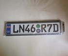 Great Britain Euro Plate Package with Registration Seals - "LN46R7D" (Brand New) — photo 2