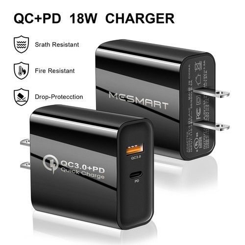 Adaptador de corriente de pared tipo C bloque cargador rápido 18W para iPhone 16 15 14 13 20W - Imagen 10 de 19