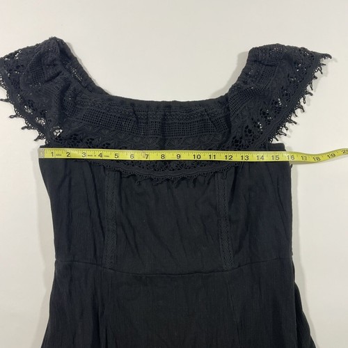 New Jessica Simpson Beatrix Dress Black Maxi Size Large - Picture 8 of 8