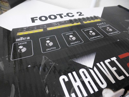 Chauvet DJ Foot C-2 36-Channel DMX Foot Controller w/MIDI Input+LCD Display