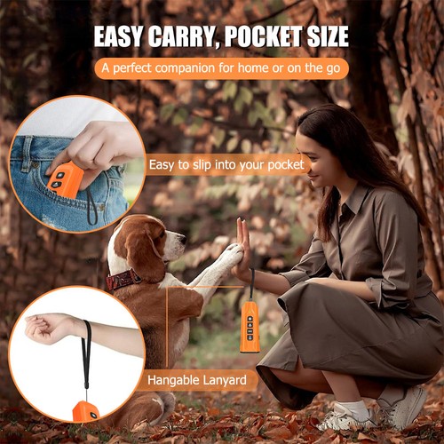Rechargeable Ultrasonic Dog Bark Deterrent Training Devices with LED Flashlight - Picture 8 of 11