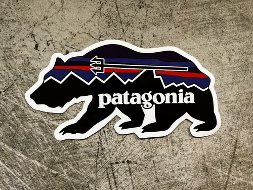PATAGONIA STICKER 7” Bear Decal Park Camping Northface Shimano Hunting Sticker - Picture 1 of 4
