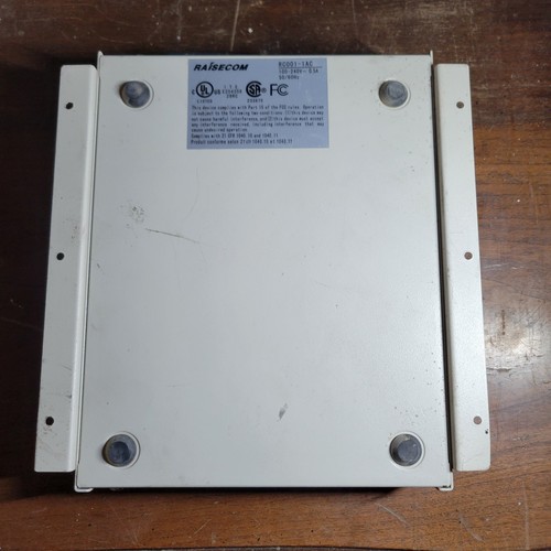 Périphérique réseau RAISECOM RC001-1AC | Convertisseur fibre optique | Non testé en l'état - Photo 3/5