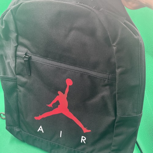 NEW Authentic Air Jordan Kid’s Lunch Box Bag Backpack Black Red School Girl Boys - Picture 7 of 10