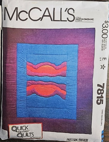 McCalls Craft Sewing Patterns Quilts Blankets Wall Hangings Variety You-Choose - Picture 35 of 50
