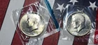 1973 P & D Kennedy Half Dollar Set (2 Coins) *MINT CELLO*  **FREE SHIPPING**