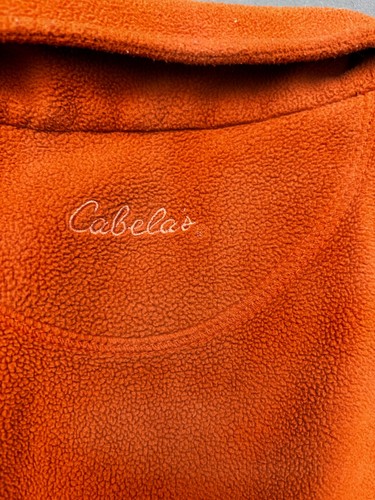 Cabelas Fleece Jacket Mens XXL Brown Stretch Outdoor Hiking Layer Athleisure - Picture 4 of 7