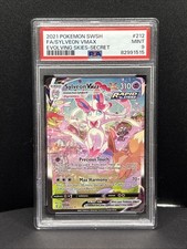 Sylveon VMAX (Alternate Art Secret) 212/203 SWSH07: Evolving Skies Holo PSA 9