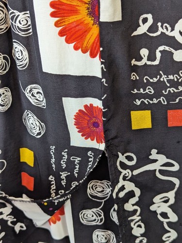 Wild Berries size M Dress Maxi Shift Island Tropical Floral Pullover Geometric - Picture 12 of 16