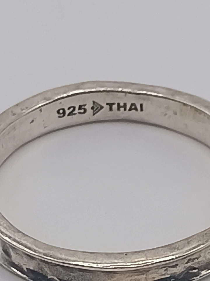 Silpada .925 Sterling Silver Thin Band Ring Hallmarked Minimal Size 6 - Image 3 of 3