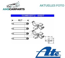 ZUBEHÖR-SATZ BREMSBELÄGE HINTEN 130460-02172 ATE NEU OE QUALITÄT