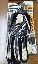 Shift Assault Racing Gloves Motocross BMX ~ Black & White Adult Small 8 NEW