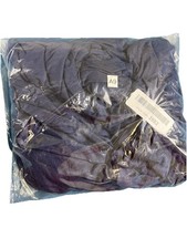 OUGES Women's Summer Maxi Dress Sleeveless V-Neck Wrap with Pockets – Navy M