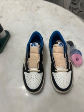 Size 7 - Jordan 1 Retro x Fragment Design x Travis Scott Low Blue x Cactus Jacks
