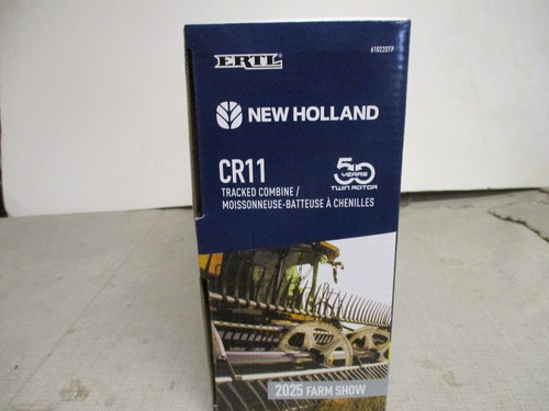 Gold Chase Unit Ertl New Holland CR11 Toy Combine 2025 Farm Show 1/64 Scale, NIB - Picture 7 of 8