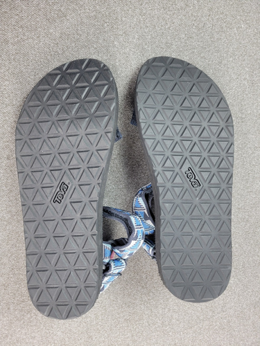 Teva Sandals Mens 10 Blue Artist Series Mosaic Pattern 1004006 - Picture 3 of 6