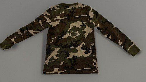 Nike - Jordan - Camouflage - Green - Youth/Kids Size Medium - Long Sleeve Shirt - Picture 6 of 8