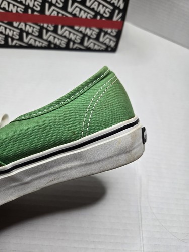 DEFEKT Größe 6,5 Herren 8 Damen Vans Authentic Island grün schwarz - Bild 6 von 12
