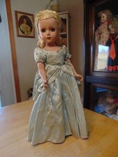 Vintage Hard Plastic 1950's Madame Alexander Cinderella Doll~LOOSE~17