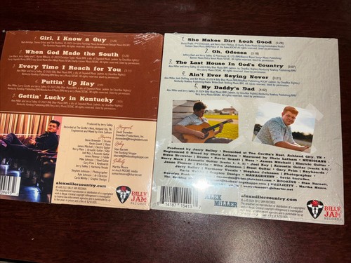 Alex Miller 2 CD LOT - Country & My daddy’s Dad- America Idol Alum-Rare - Picture 2 of 2