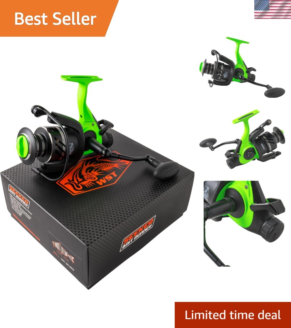 60 Size Bait Runner Fishing Reel - Ergonomic, Durable with B