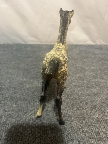 Vintage Horse Pony Grey And White Spots Equestrian 6" - Picture 9 of 11