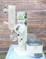 Buchi R-215 Rotavapor (see video) (w/ B-480 Water Bath, V-850 Vacuum Controller)