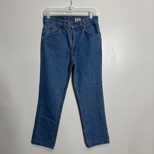 Jeans vintage Levis 631 uomo 30x32 denim lavaggio chiaro linguetta arancione nuovo senza etichette - Foto 2 di 7