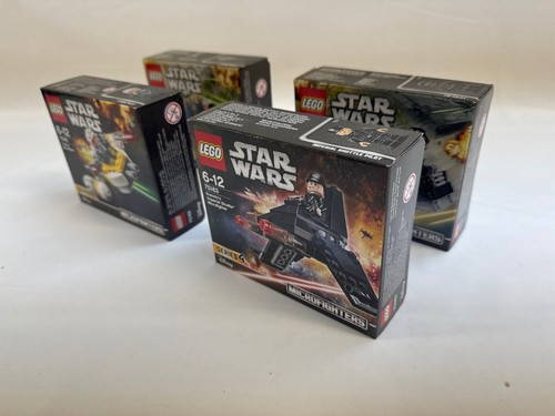 LEGO Star Wars Microfighters COMPLETE SERIES 4 All 4 Sets New And Sealed - Picture 4 of 4
