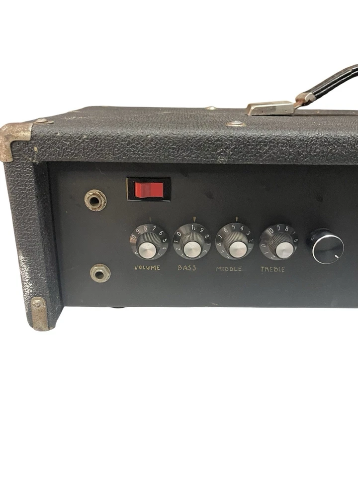 Bajo de concierto Sunn de los años 70 cabezal de amplificador de estado sólido de colección RARO FUNCIONA LEER Foto 3 de 4