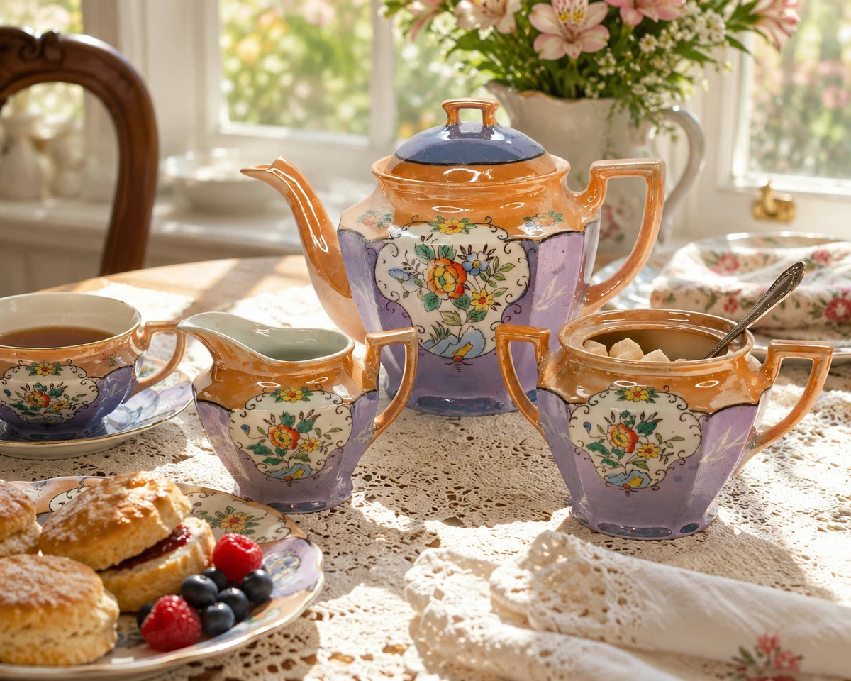 Takito Lusterware In Collectible Japanese Teapots & Tea Sets (1900