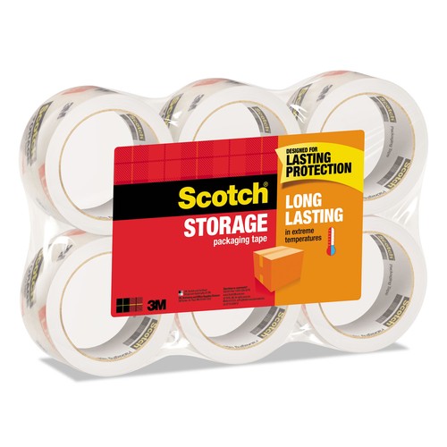 Scotch Moving & Storage Tape 1.88" x 54.6yds 3" Core Clear 6 Rolls/Pack 36506 - Picture 3 of 9