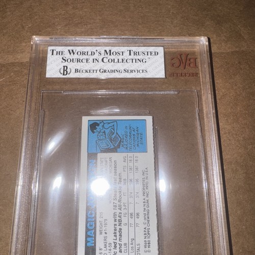 1980-81 Topps Magic Johnson #139 Single Panel BVG 7.5 Near Mint + - Picture 6 of 8