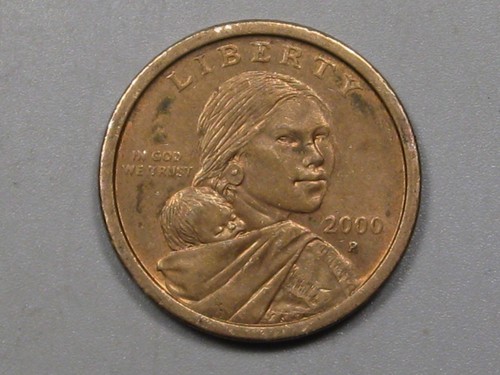 ERROR: 2000-P Sacagawea Native American Dollar Wounded/Speared Eagle Variety... - Picture 8 of 10