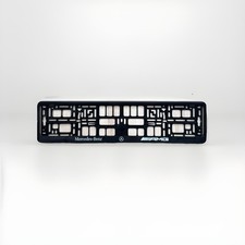 2x Mercedes Benz AMG Kennzeichenhalter Nummernschild 1 Paar