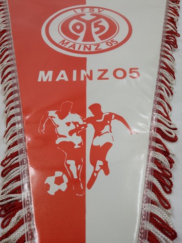 Großer Wimpel 1.FSV MAINZ 05 / Groß- mit Kette 50cm, Rot Weiß- Fußball - Bild 2 von 10