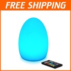 8-Inch Rechargeable LED Egg Light with Remote - 16 Colors & Dimmable Brightness